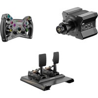 MOZA KS + R9 V3 + CRP2 Load Cell Pedals (Throttle + Brake), Volant Noir, Base, volant et pédales