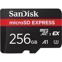 SanDisk microSD Express 256 Go, Carte mémoire Noir, Class 3 (U3)