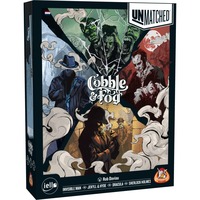 White Goblin Games Unmatched: Cobble & Fog, Jeu de société Néerlandais, 2 - 4 joueurs, 20 minutes, 10 ans et plus