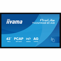 iiyama iiya 43 T T4329AS-B1AG 60Hz 4K VA, Affichage public Noir