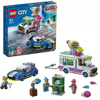 LEGO City - La course-poursuite du camion de glaces, Jouets de construction 60314