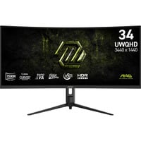 MSI MAG 342CQRF E20 34" Moniteur UltraWide gaming incurvé Noir, 1x DisplayPort, 2x HDMI, 200 Hz