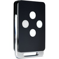 Niko Home Control Mini émetteur portatif RF à 1 canal, Commande à distance Noir/Argent