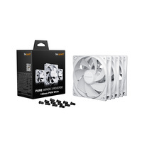 be quiet! Pure Wings 3 120mm PWM Reverse White 3-Pack, Ventilateur de boîtier Blanc