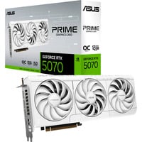 ASUS PRIME GeForce RTX 5070 White OC Edition 12GB GDDR7, Carte graphique Blanc, DLSS 4, 3x DisplayPort, 2x HDMI