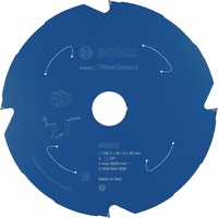 Bosch EXPERT FOR FIBRE CEMENT lame de scie circulaire 19 cm 1 pièce(s) Panneau en fibre de ciment, 19 cm, 3 cm, Diamant polycristallin (PCD), 1,2 mm, 8000 tr/min