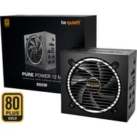 be quiet! Pure Power 12M alimentation modulaire 850 watt Noir, 1x 12V-2x6, 4x PCIe, 5x PCIe, Gestion des câbles