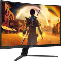 AOC  31" Moniteur gaming incurvé  Noir/Rouge