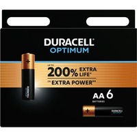 Duracell Optimum Alkaline AA, Batterie 6 pièces