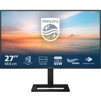 Philips 27E1N1300AE/00 27" Moniteur Noir, 1x HDMI, 1x USB-C, 2x USB-A