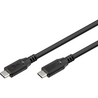 goobay USB-C 4.0 > USB-C, Câble Noir, 1 mètre