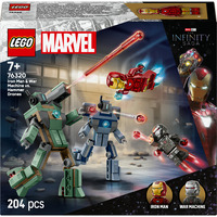 LEGO Iron Man et War Machine contre les drones de Hammer, Jouets de construction
