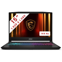MSI Katana 15 HX (B14WFK-045BE) 15.6" PC portable gaming  Noir | Core i9 14900HX | RTX 5060 | 16 Go | 1 To SSD | 144 Hz