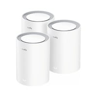 Cudy M3000 (3-Pack), Routeur maillé Blanc, AX3000 2.5G Mesh Wi-Fi 6