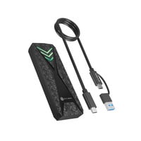 ICY BOX IB-1805ML-CU31 M.2, Boîtier disque dur Noir