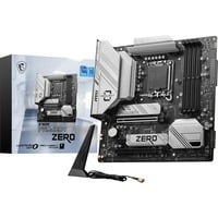 MSI B760M PROJECT ZERO carte mère socket 1700 RAID, 2.5Gb-LAN, Wi-Fi 6E, BT, Sound, µATX