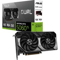 ASUS DUAL GeForce RTX 5060 Ti OC 8G, Carte graphique 3x DisplayPort, 1x HDMI