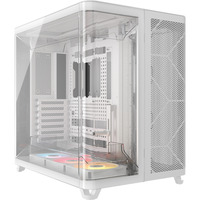 Corsair  boîtier midi tower Blanc | 3x USB-C | RGB | Verre Trempé