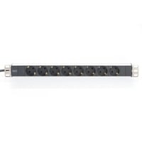 Digitus Bloc d'alimentation à 8 prises DN-95401 Noir/en aluminium, 8x prises