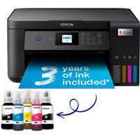 Epson EcoTank ET-2850 imprimante A4 multifonction Wi-Fi avec réservoir d'encre, Imprimante multifonction Noir, Numérisation, copie, Wi-Fi, jusqu'à 3 ans d'encre inclus