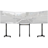 Next Level Racing Free Standing Triple Monitor Stand, Montage Noir