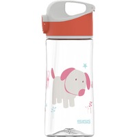 SIGG Miracle Puppy Friend, Gourde Transparent/Rouge, 0,45 litre