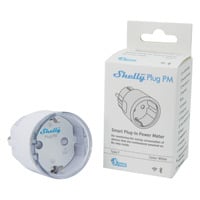 Shelly Plug PM Gen3, Multiprise Blanc, Wi-Fi, Bluetooth, mesure d'énergie