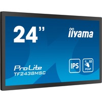 iiyama ProLite TF2438MSC-B1 23.8" Moniteur tactile  Noir, Touch, HDMI, DisplayPort, Audio