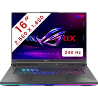 ASUS ROG Strix G16 (G614PM-S5225W) 16" PC portable gaming  Gris | Ryzen 9 8940HX | RTX 5060 | 16 Go | SSD 1 To | 240 Hz