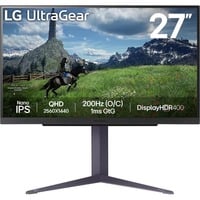 LG UltraGear 27GS85Q-B 27" Moniteur gaming Noir, 1x DisplayPort, 2x HDMI, 2x USB-A, 200 Hz, (OC)