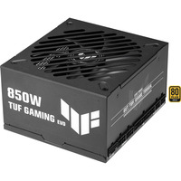 ASUS TUF Gaming Gold EVO alimentation modulaire 850 watt Noir, 1x 12V-2x6, 3x PCIe, 850 W, 100 - 240 V, Actif, 110 W, 850 W, 110 W
