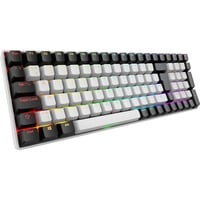 Sharkoon SKILLER SGK50 S2, clavier gaming Blanc, Layout BE, Gateron Red, LED RGB, Hot-swappable