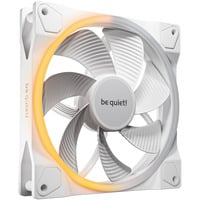 be quiet! Light Wings PWM Reverse ventilateur de boîtier RGB  Blanc, 140 x 140 x 25 mm
