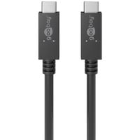 goobay Câble de charge et de synchronisation USB-C PD 100W Noir, 1 mètre