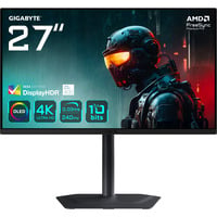 GIGABYTE MO27U2 27" 4K Ultra HD Moniteur gaming Noir, 1x DisplayPort, 2x HDMI, 1x USB-C, 2x USB-A, 240 Hz