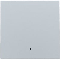 Niko Set Drukknop Sterling, Finition Argent, bouton-poussoir, encastrable