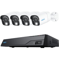 Reolink NVS8-12MB4, 12 MP PoE intelligent, Caméra de surveillance 4 pièces, 12 MP, PoE, 2 To