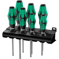 Wera 367/7 TORX HF set de tournevis Kraftform Plus + Rack Noir/Vert, 7 pièces