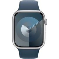 Apple Series 9, Smartwatch Argent/Bleu