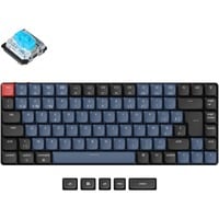 Keychron K3 Pro-H2, clavier Noir, Layout BE, Gateron Low Profile Mechanical Blue, LED RGB, 75%, ABS Double-shot, Hot-swappable, Bluetooth