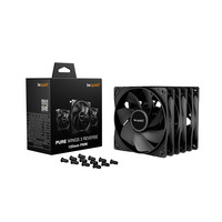 be quiet! Pure Wings 3 120mm PWM Reverse 3-Pack, Ventilateur de boîtier Noir