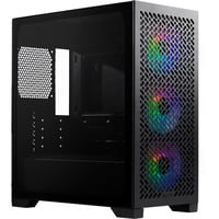 Cooler Master Elite 302 boîtier mini tower Noir | 1x USB-A | 1x USB-C | RGB | Verre Trempé