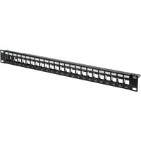 Digitus Panneau de brassage 19" 24 ports 1U modulaire Noir