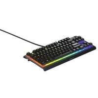 SteelSeries Apex 3 TKL RGB clavier gaming Noir, Layout US (QWERTY), SteelSeries Whisper-Quiet, 80% (TKL)