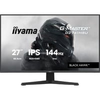 iiyama G-Master Black Hawk G2741HSU-B1 27" Moniteur gaming Noir, 1x DisplayPort, 1x HDMI, 2x USB-A, 144 Hz