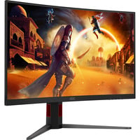 AOC C32G4Z 31.5" Moniteur gaming incurvé Noir/rouge, 1x DisplayPort, 1x HDMI, 260 Hz, (OC)