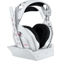 Logitech G Astro A50 LIGHTSPEED sans fil casque gaming over-ear Blanc, Station de base (Gen 5), PC, Xbox, PS5, Nintendo Switch, Bluetooth / USB-C