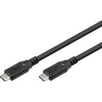 goobay USB-C 4.0 > USB-C, Câble Noir, 1,5 mètre