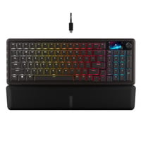 Corsair VANGUARD 96 RGB clavier gaming mécanique Noir, Layout US (QWERTY), Corsair MLX Plasma, 96%, QWERTY US, MLX Plasma, 96%, RGB, hot-swap