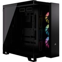 Corsair iCUE LINK 6500X RGB midi tower, boîtier pc Noir | 4x USB-A | 1x USB-C | RGB | Window